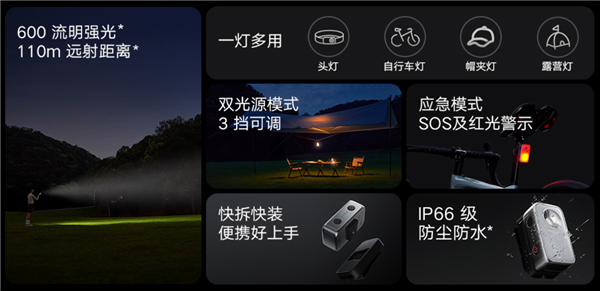！小米米家户外多功能灯开售：129元澳门